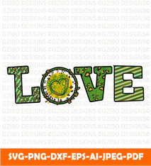 Sunflower with love sublimation flower svg