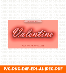 Valentine text effect editable text file SVG,  Valentine Svg, Valentine text Svg, Love text Svg, Font Svg, Cut File for Cricut, Silhouette, Digital Download Handwritten Fonts, Farmhouse Fonts, Fonts for Crafting