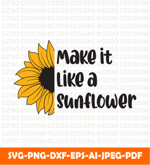 Make it like a sunflower flower svg