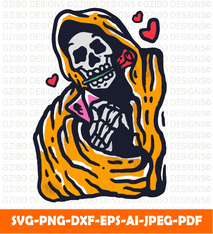 Skate love with skull illustration  SVG,  Savage love Svg,Flower Svg,  Sunflower Svg, Rose SVG,  Floral Svg, Wildflower Svg, Cut File for Cricut, Silhouette, Digital Download