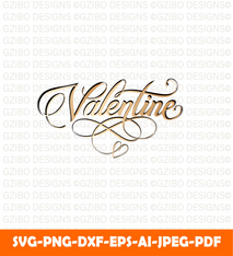 Valentine lettering frame with hearts text SVG, Valentine text Svg, Love text Svg, Font Svg, Cut File for Cricut, Silhouette, Digital Download Handwritten Fonts, Farmhouse Fonts, Fonts for Crafting