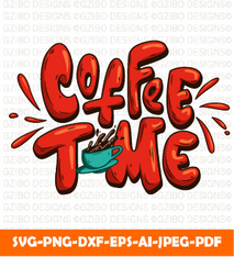 Hand drawn cartoon lettering coffee time energetic (1) SVG, Editable text Svg, Text Svg, Font Svg, Cut File for Cricut, Silhouette, Digital Download Handwritten Fonts, Farmhouse Fonts, Fonts for Crafting