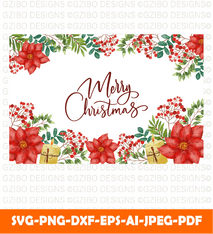 Watercolor christmas background Christmas Card for Husband, Wife, Boyfriend, Girlfriend svg png - GZIBO
