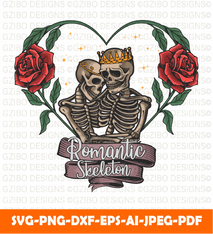 Skeleton love flower frame illustration SVG,  Savage love Svg,Flower Svg,  Sunflower Svg, Rose SVG,  Floral Svg, Wildflower Svg, Cut File for Cricut, Silhouette, Digital Download