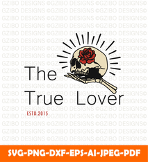 Vintage rose skull logo hand made vector illustration_5 SVG,  Savage love Svg,Flower Svg,  Sunflower Svg, Rose SVG,  Floral Svg, Wildflower Svg, Cut File for Cricut, Silhouette, Digital Download