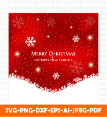 Festive christmas new year background Christmas Card for Husband, Wife, Boyfriend, Girlfriend svg,png - GZIBO
