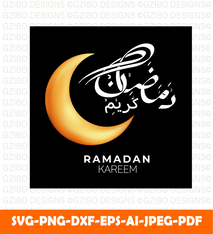 Happy ramadan kareem greetings banner ramadan kareem text Svg, Modern text Svg, Font Svg, Cut File for Cricut, Silhouette, Digital Download Handwritten Fonts, Farmhouse Fonts, Fonts for Crafting