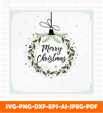 merry-christmas-background Christmas  gift card ornament svg,png - GZIBO