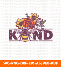 vintage slogan sunflower with bee typography kind