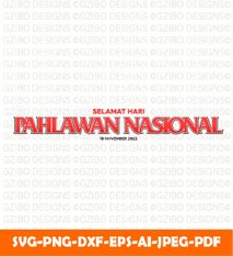 Hari pahlawan nasional indonesian hero days SVG, Editable text Svg, Text Svg, Font Svg, Cut File for Cricut, Silhouette, Digital Download Handwritten Fonts, Farmhouse Fonts, Fonts for Crafting