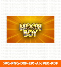 Moon boy editable text effect modern 3d style text Svg, Modern text Svg, Font Svg, Cut File for Cricut, Silhouette, Digital Download Handwritten Fonts, Farmhouse Fonts, Fonts for Crafting