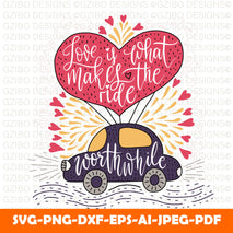 truck-with-balloons t-shirt-design valentines-day car,balloon,love art  girl-stylish-clothes-svg