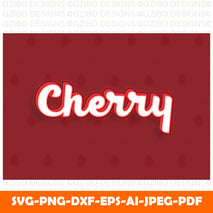 red-bloom-fruit-title-text-effect Modern Font , Cricut Fonts, Procreate Fonts,  Branding Font, Handwritten Fonts, Farmhouse Fonts, Fonts for Crafting