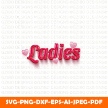 ladies-glossy-text-editable-3d-style-text-effect heart svg, hearts svg, love svg, svg hearts, free svg hearts, valentine svg, free valentine svg, free valentines svg, valentines day svg