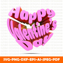 happy-valentine-s-day-3d-isolated-background-mid-pink-colorfont, heart svg, hearts svg, love svg, svg hearts, free svg hearts, valentine svg, free valentine svg, free valentines svg, valentines day svg