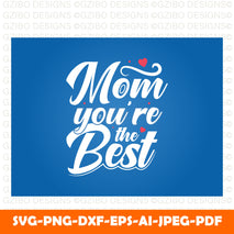 mom-you39re-best Happy Mother's Day Card Mummy / Mom/ With love card Personalized Mothers day Gift