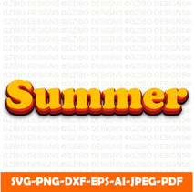 summer 3d tex teffect Modern Font ,Cricut Fonts, Procreate Fonts, Canva Fonts, Branding Font, Handwritten Fonts, Farmhouse Fonts, Fonts for Crafting