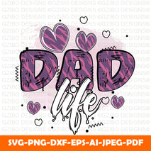 handdrown-father-s-day-typography-tshirt-design-watercolor-father-s-day-tshirt-design A Sons First Hero A Daughters First Love Svg, Dad Svg, Father Svg, Father’s Day Svg, Dad Quote Svg, Dad Svg, Dad Dxf, Dad Cricut