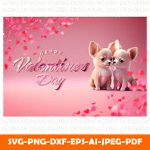 valentine-s-day-text-effect-card-with-two-cute-dogs-mockup svg,Heart Svg, Love Svg, Hearts SVG, Valentine Svg, Valentines day Svg, Cut File for Cricut, Silhouette, Digital Download