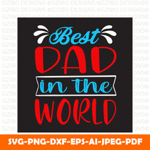 happy-father-lettering-gift-card-vintage-typography A Sons First Hero A Daughters First Love Svg, Dad Svg, Father Svg, Father’s Day Svg, Dad Quote Svg, Dad Svg, Dad Dxf, Dad Cricut
