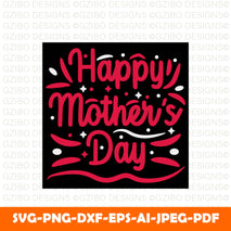 mother-day-t-shirt-design Happy Mother's Day Card Mummy / Mom/ With love card Personalized Mothers day Gift