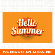 hello summer text white orange with 3d embossed effect editable text style effectModern Font ,Cricut Fonts, Procreate Fonts, Canva Fonts, Branding Font, Handwritten Fonts, Farmhouse Fonts, Fonts for Crafting svg