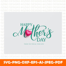happy-mothers-day-greeting-text-vector-design-mothers-day-greeting-typography Happy Mother's Day Card Handmade & Personalised Mummy / Mom/ With love card Personalized Mothers day Gift