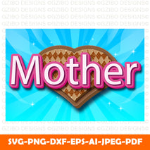 mother39s-day-cartoon-3d-editable-text-effect Happy Mother's Day Card Mummy / Mom/ With love card Personalized Mothers day Gift