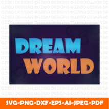 magic dream world editable text effect Modern Font ,Cricut Fonts, Procreate Fonts, Canva Fonts, Branding Font, svg