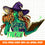 Magic Witches Halloween Witches Halloween SVG full wrap [No Hole] Halloween Magic Halloween theme Happy Halloween Black cat for - GZIBO