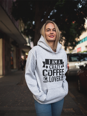 I am a crazy coffee lover t shirt design| Valentine 2023 svg - GZIBO