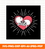 Illustration skull kissing inside heart  SVG,  Savage love Svg,Flower Svg,  Sunflower Svg, Rose SVG,  Floral Svg, Wildflower Svg, Cut File for Cricut, Silhouette, Digital Download