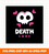 Death love logo design simple cute mark logo design SVG,  Savage love Svg,Flower Svg,  Sunflower Svg, Rose SVG,  Floral Svg, Wildflower Svg, Cut File for Cricut, Silhouette, Digital Download