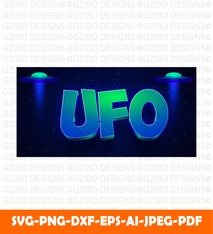 Cartoon ufo vector editable text effect template text Svg, Modern text Svg, Font Svg, Cut File for Cricut, Silhouette, Digital Download Handwritten Fonts, Farmhouse Fonts, Fonts for Crafting