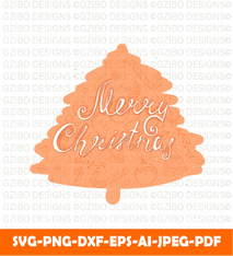 Christmas Cartoon Tree silhouette calligraphic inscription Eat and Drink And be Messy Skellington svg, cricut cut files, Instant Download - GZIBO