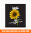 Sun flower with slogan illustration_2 svg