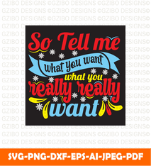 So Tell me What you want digital download - the nightmare before christmas svg - GZIBO