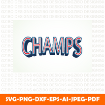 champs text sport varsity text effect style editable modern text Svg, Font Svg, Cut File for Cricut, Silhouette, Digital Download Handwritten Fonts, Farmhouse Fonts, Fonts for Crafting