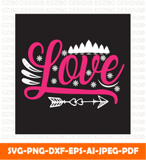 Love digital download - the nightmare before christmas svg - GZIBO