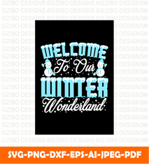 Welcome Our Winter Christmas Quotes  christmas sign svg | christmas 2022 svg - GZIBO