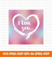 Greeting card valentines day hand drawn outline heart _2 handwritten style | Valentine 2023 svg - GZIBO