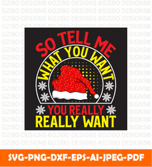 So tell me waht you want you really want Nightmare svg, Cricut cut files, Instant download - GZIBO