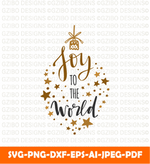 Joy to the world Quote vector design Christmas svg, skellington svg - GZIBO