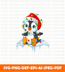 Snow penguin graphic t shirt design christmas sign svg | christmas 2022 svg - GZIBO