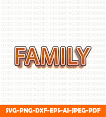 Family text effect SVG,  Family text Svg, Modern text Svg, Love text Svg, Font Svg, Cut File for Cricut, Silhouette, Digital Download Handwritten Fonts, Farmhouse Fonts, Fonts for Crafting