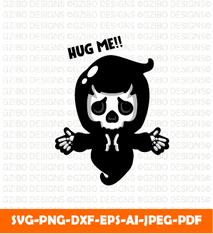 Cartoon grim reaper want hug SVG,  Savage love Svg,Flower Svg,  Sunflower Svg, Rose SVG,  Floral Svg, Wildflower Svg, Cut File for Cricut, Silhouette, Digital Download