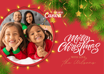 Photo Christmas Card Template, Have YourSelf a Merry Little Christmas, Christmas Family Card, Holiday Photo Card - GZIBO
