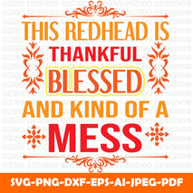 Thanksgiving t shirt design Gratitude SVG for Cricut - Thankful SVG bundle - Grateful shirt - Fall bundle - Digital Download - GZIBO