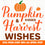 Pumpkin kisses and harvest wishes funny fall quote lettering vector template for typography poster banner flyer postcard - GZIBO
