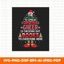 The best way to spread christmas cheer is checking out book to everyone here t shirt design The Best Way To Spread Christmas Cheer Png, Christmas Tree Png, Xmas Png, Holiday Season, Png Files For Sublimation, Only PNG - GZIBO
